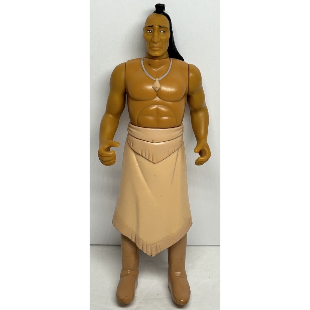 1995‎ Powhatan Indian Chief 5" Action Figure Toy Burger King Disney Pocahontas